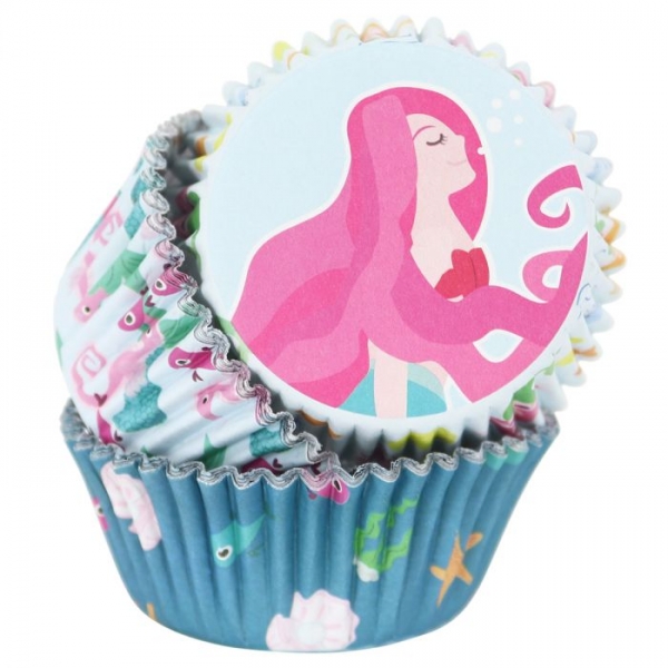 Cupcake Backförmchen - Meerjungfrau